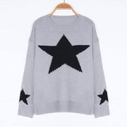 Bright Star Pullover Sweater Top +COLORS
