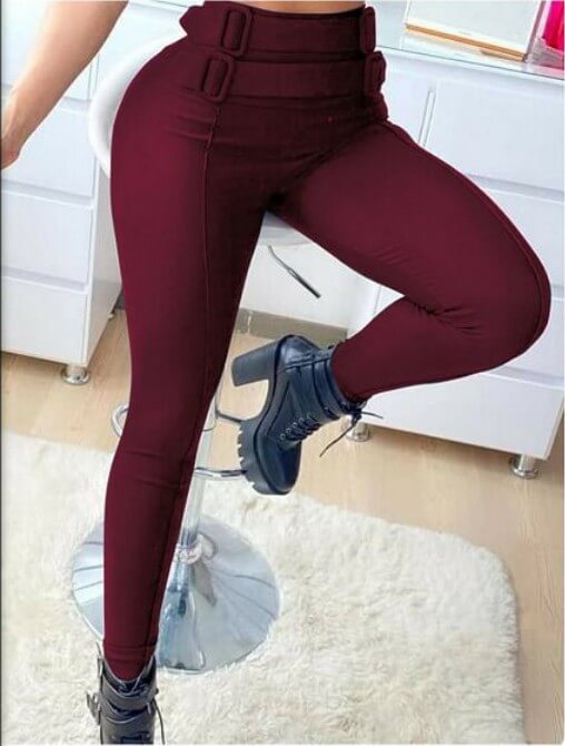 Double Shot Belted Trouser Leggings +COLORS