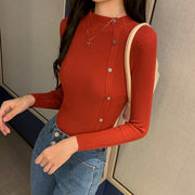 Button Me Up - Thin Fall Sweater Top +COLORS