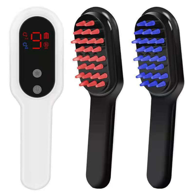 Red/Blue Light Massage Therapy Hair Growth Brush