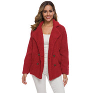 Cozy Fall Button Teddy Jacket +COLORS